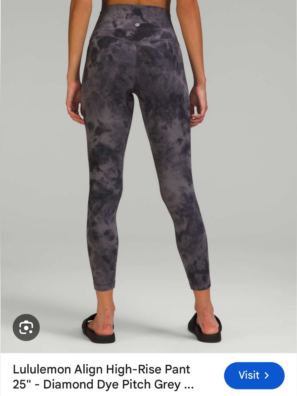 lululemon athletica Diamond Dye Pitch Grey High-Rise Leggings - 25”